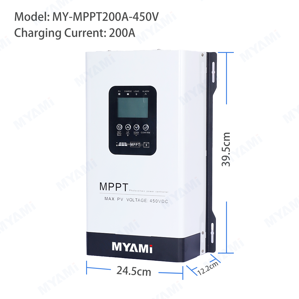 Charge Controller Solar - MPPT Solar-Laderegler 200A Einstellbar 24V/36V/48V/60V/72/84V/96V/108V/120V/132V/144V/156V/168V/180V/192V Batterie