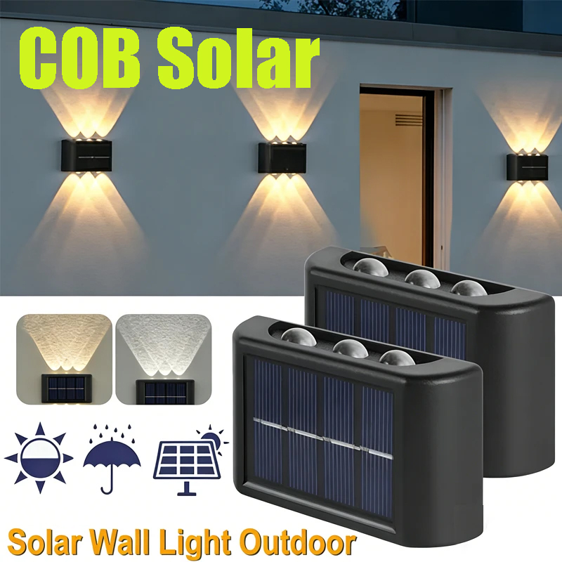 COB Solar-Wandleuchte für Auße – Solar Lamp Bewertung und Preis