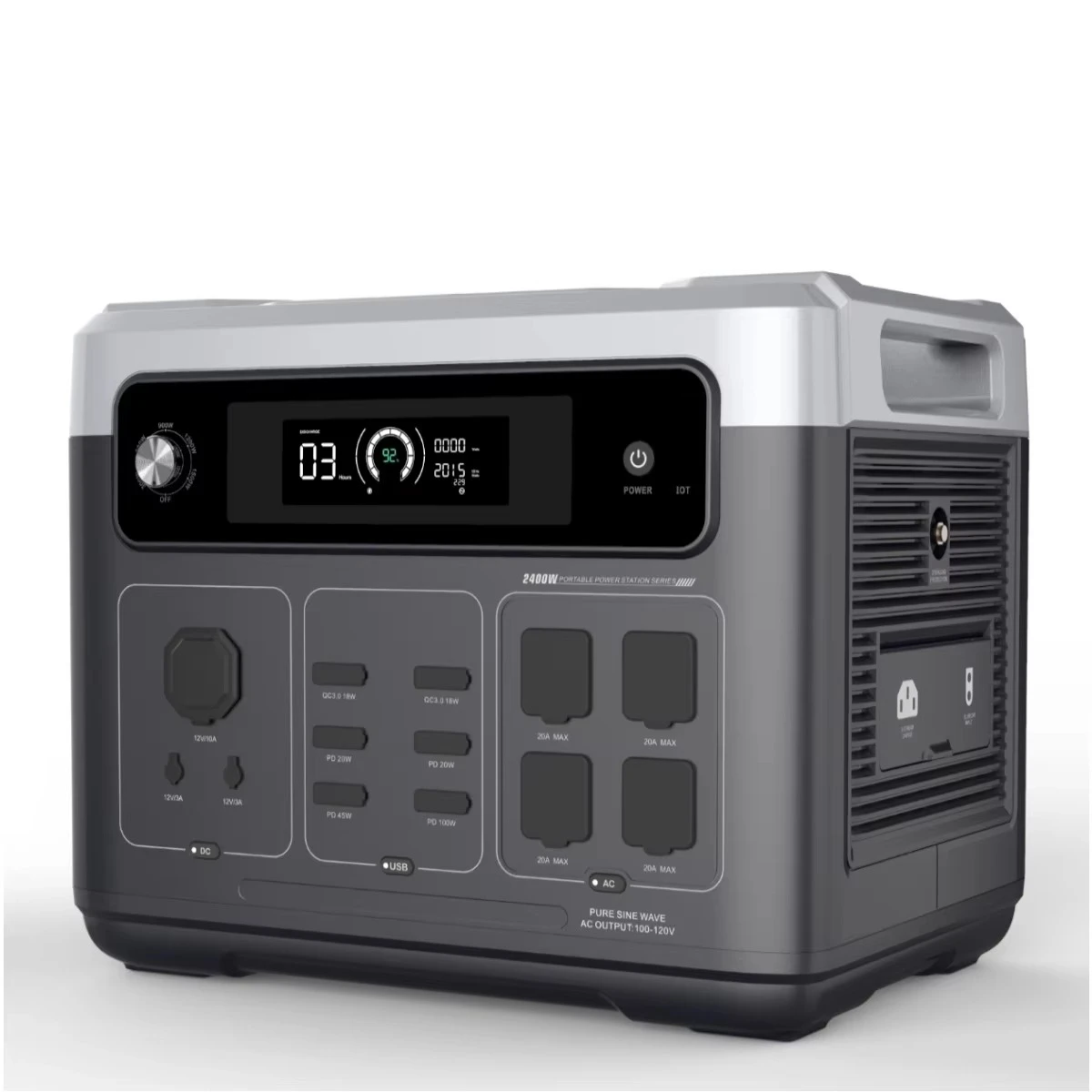 P2001 PLUS 2400 W tragbares Kr – Solar Generator Bewertung und Preis