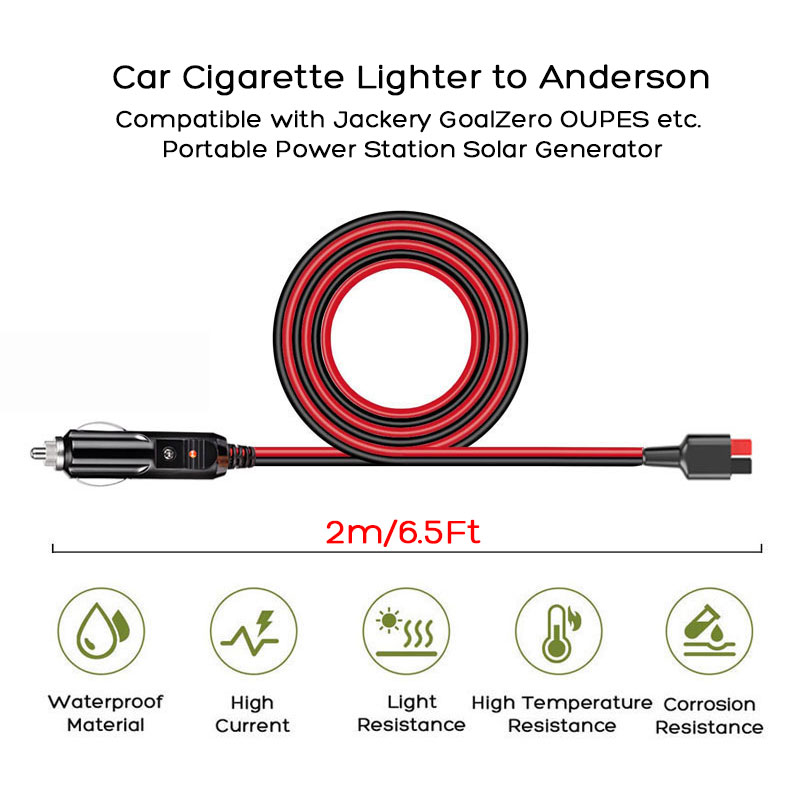 2m/6,5ft Auto-Zigarettenanzünd – Portable Power Station Bewertung und Preis
