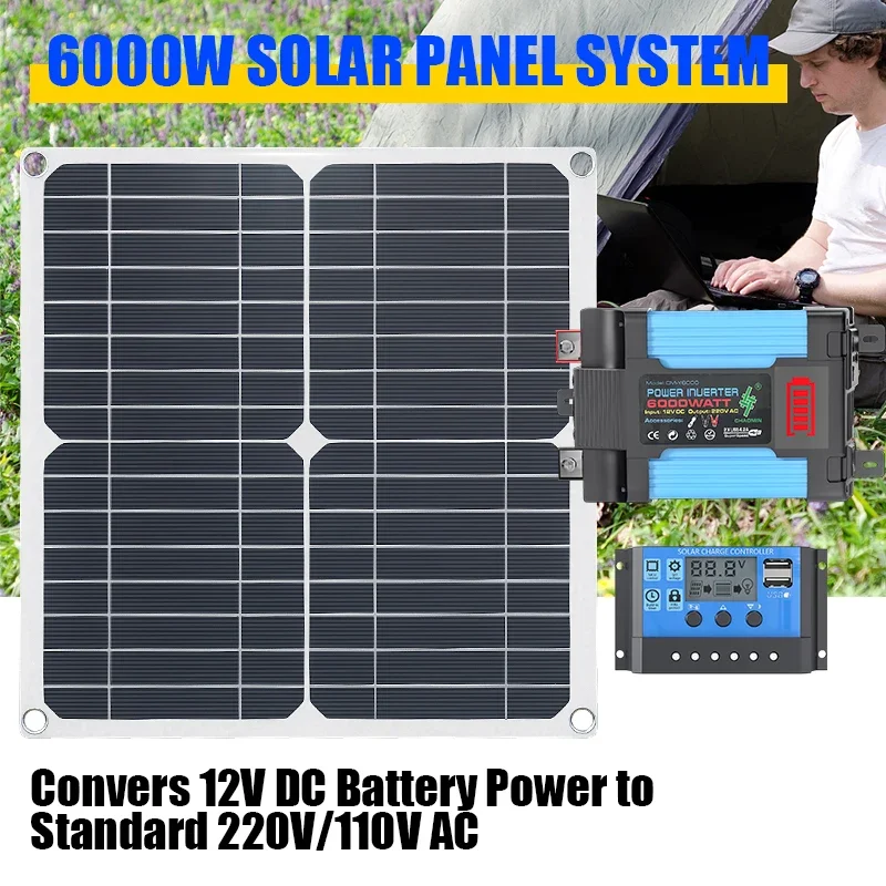 6000W Solar-Kit ausgestattet m – Solar Panel 200W Bewertung und Preis